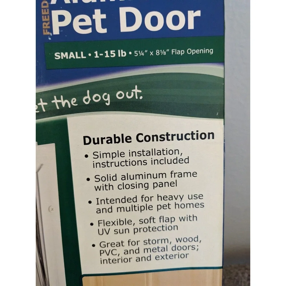 PetSafe Aluminum Pet Door Small 1- 15lb  PPA11-10915  Door Entry‎